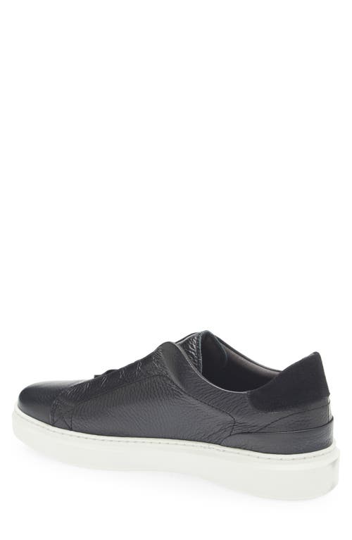 Bruno Magli Salvador Slip-on Sneaker In Black Tumbled