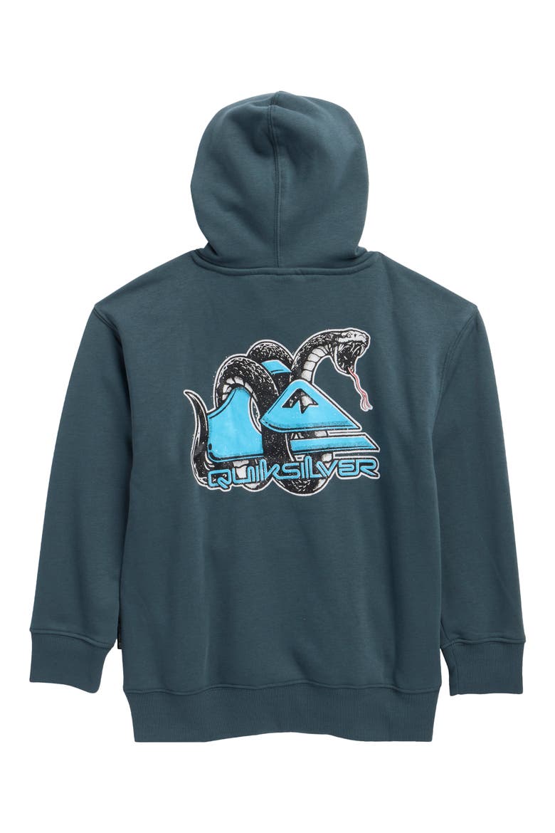 Kids' Serpentine Hoodie, Alternate, color, DARK SLATE
