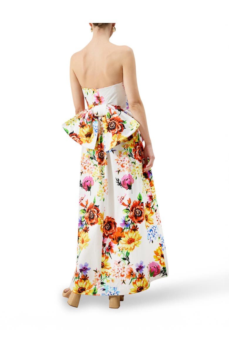 Ro&Zo Annie Floral Bow Detail Dress, Alternate, color, Muliti