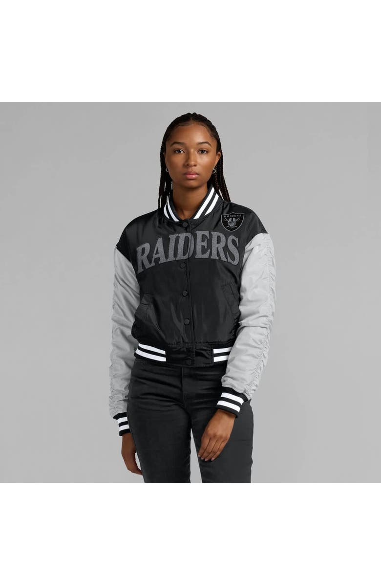 FANATICS Women's Fanatics  Black Las Vegas Raiders Elements Wave Full-Snap Jacket, Alternate, color, Black