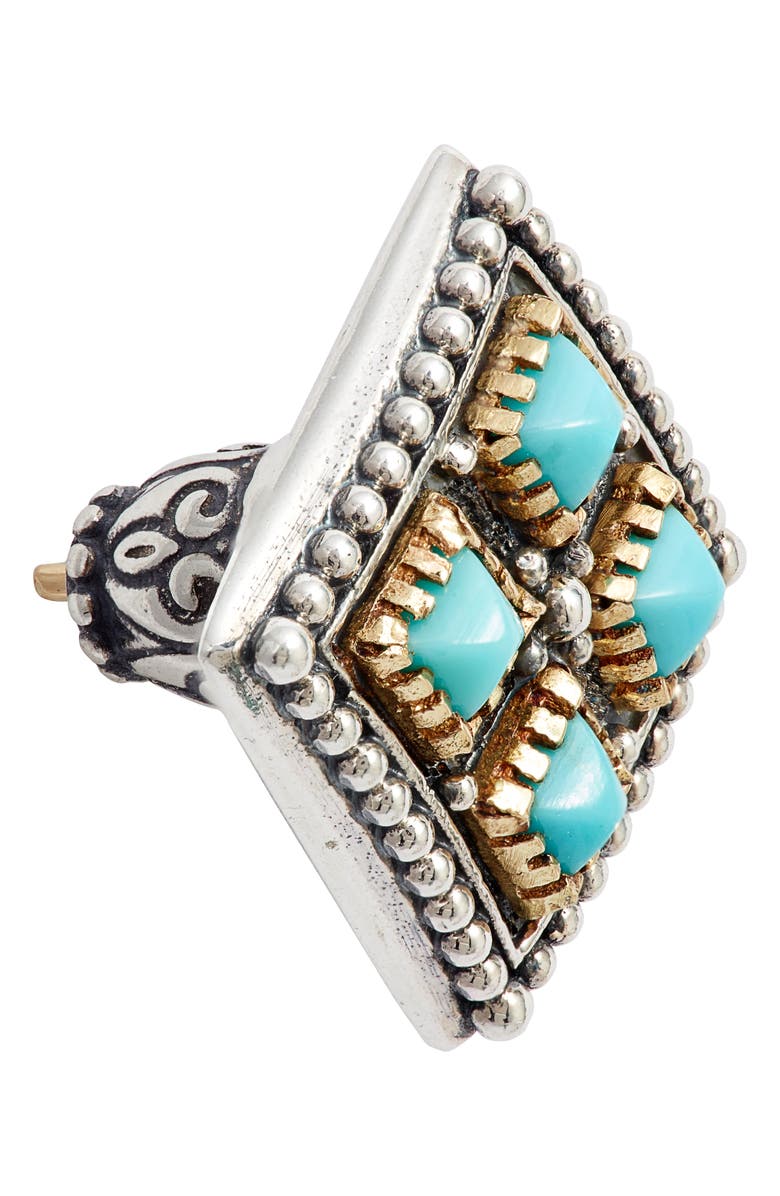 Konstantino Trillion Stone Stud Earrings, Alternate, color,