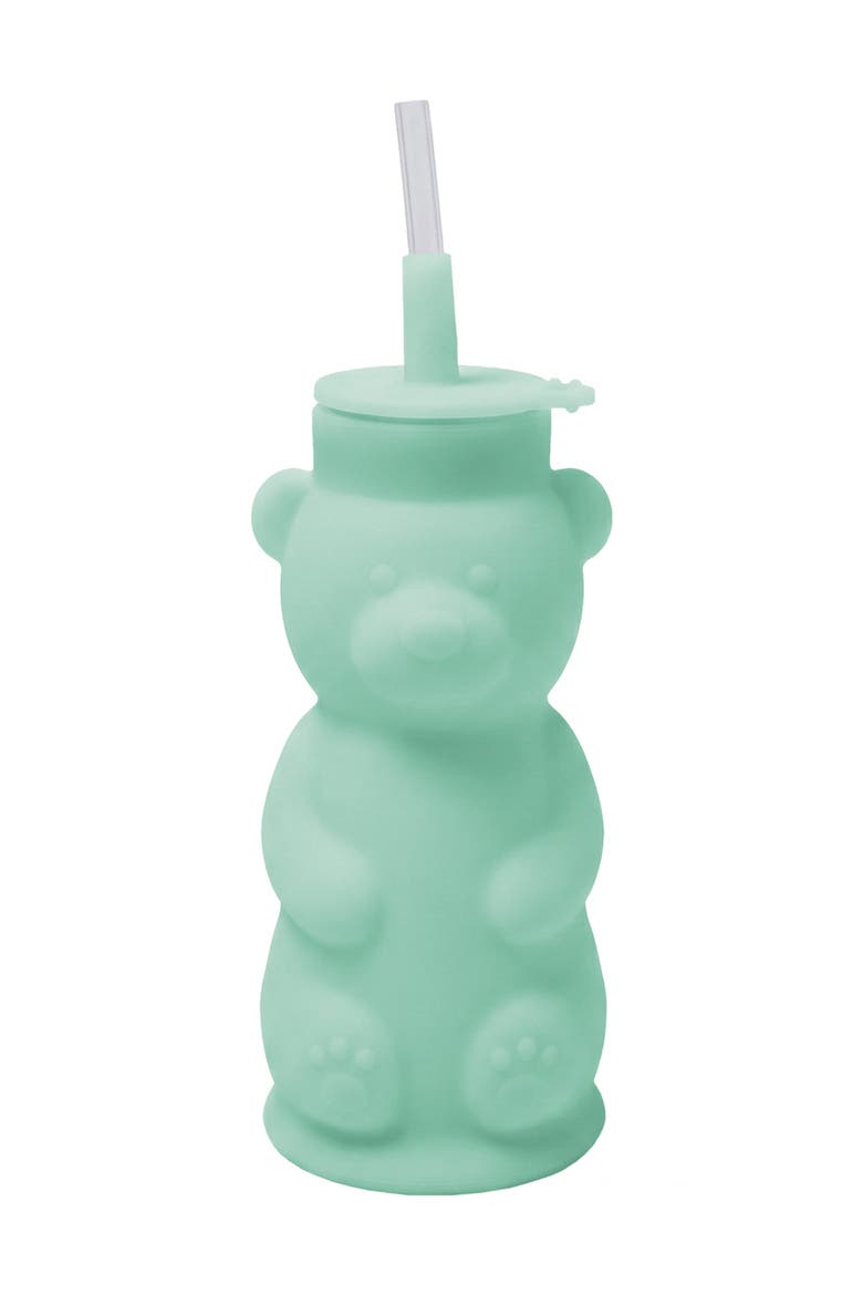Silicone Honey Bear Training Cup, Main, color, Green
