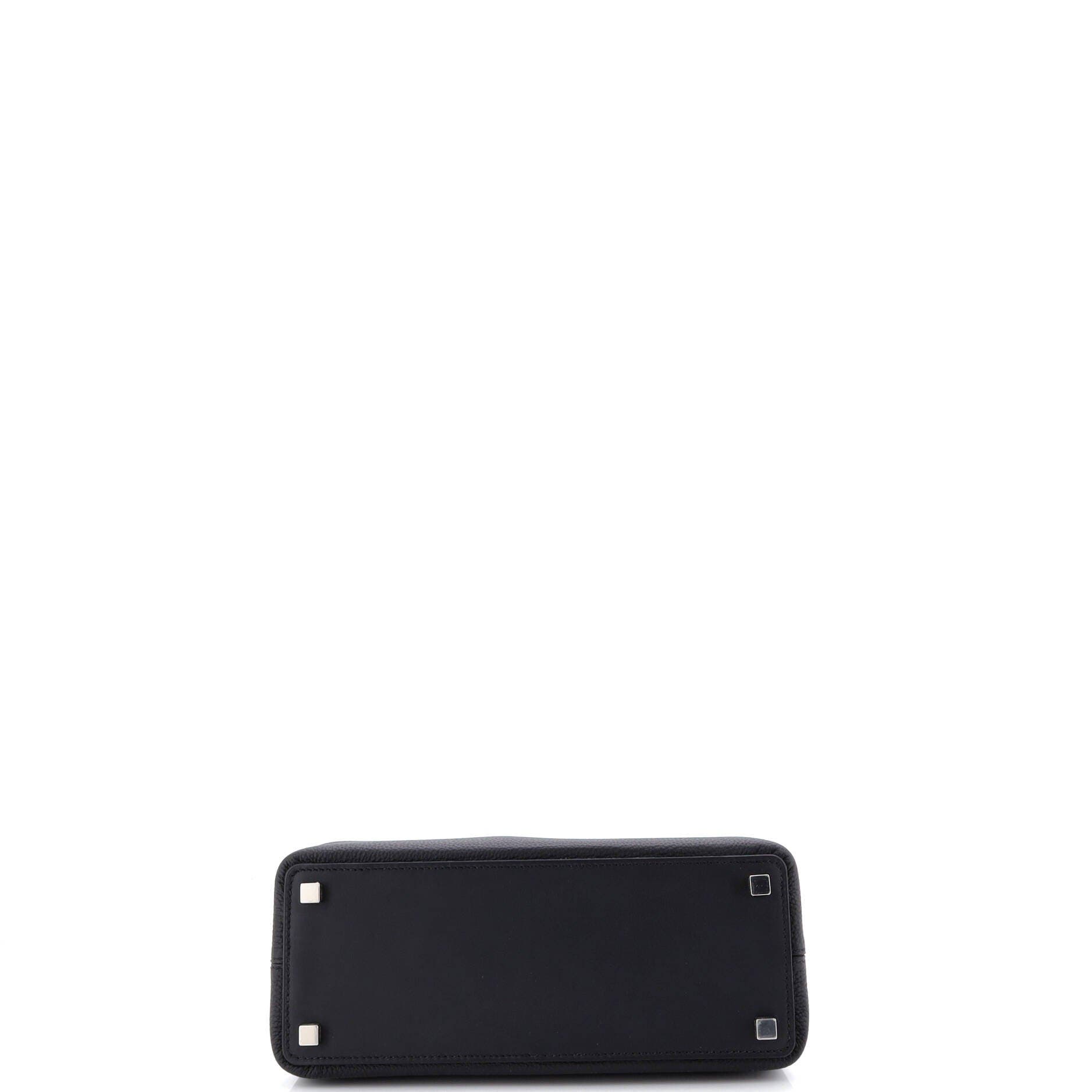 Pre-Owned Hermes Medor Handbag Togo, Alternate, color, Noir