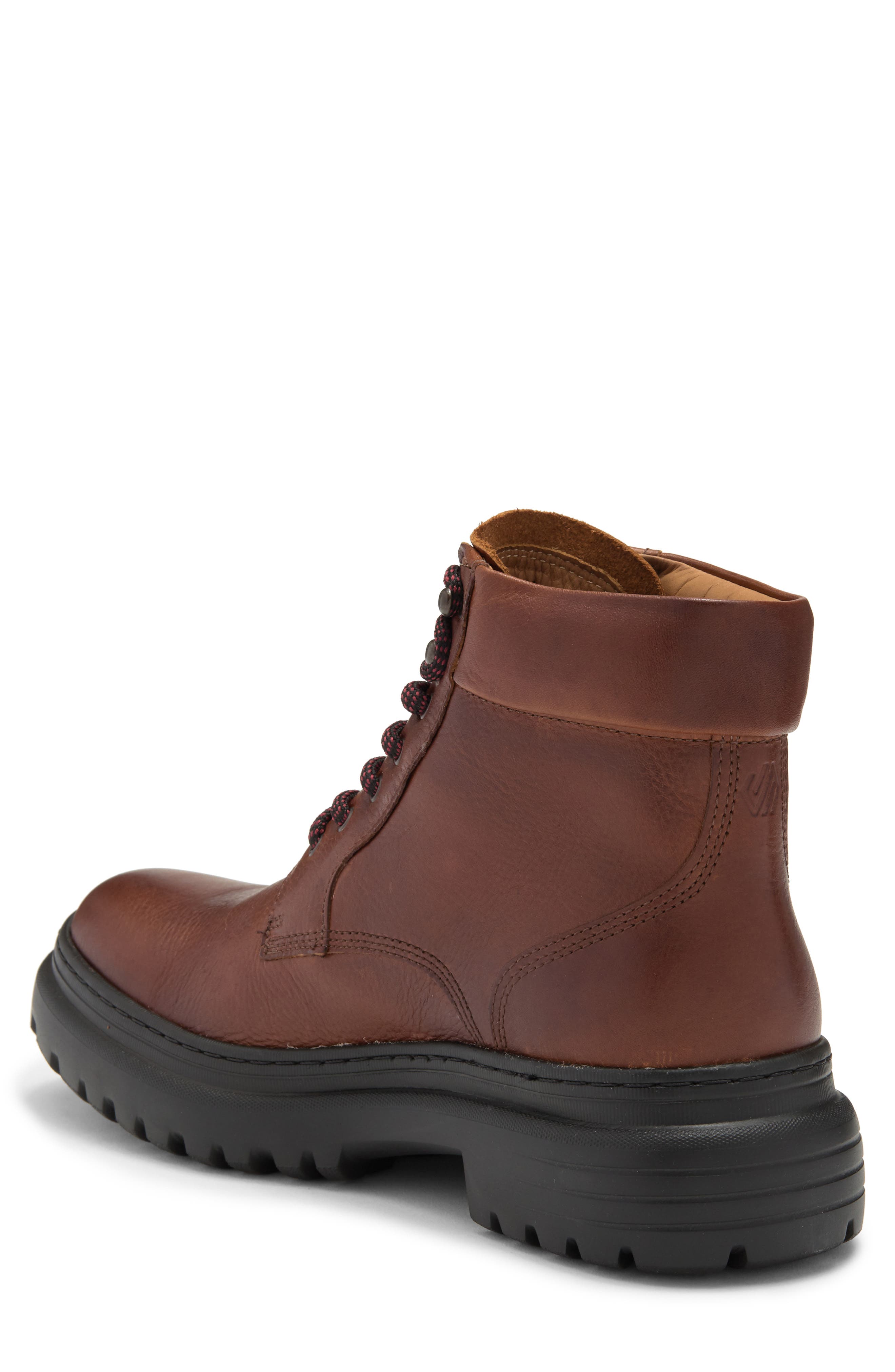 Johnston & Murphy Hutson Plain Toe Boot, Alternate, color, Whiskey