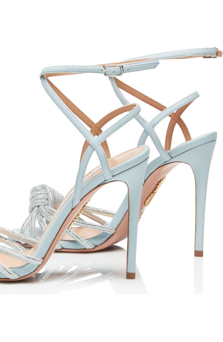 Aquazzura Celeste Crystal Embellished Ankle Strap Sandal, Alternate, color,