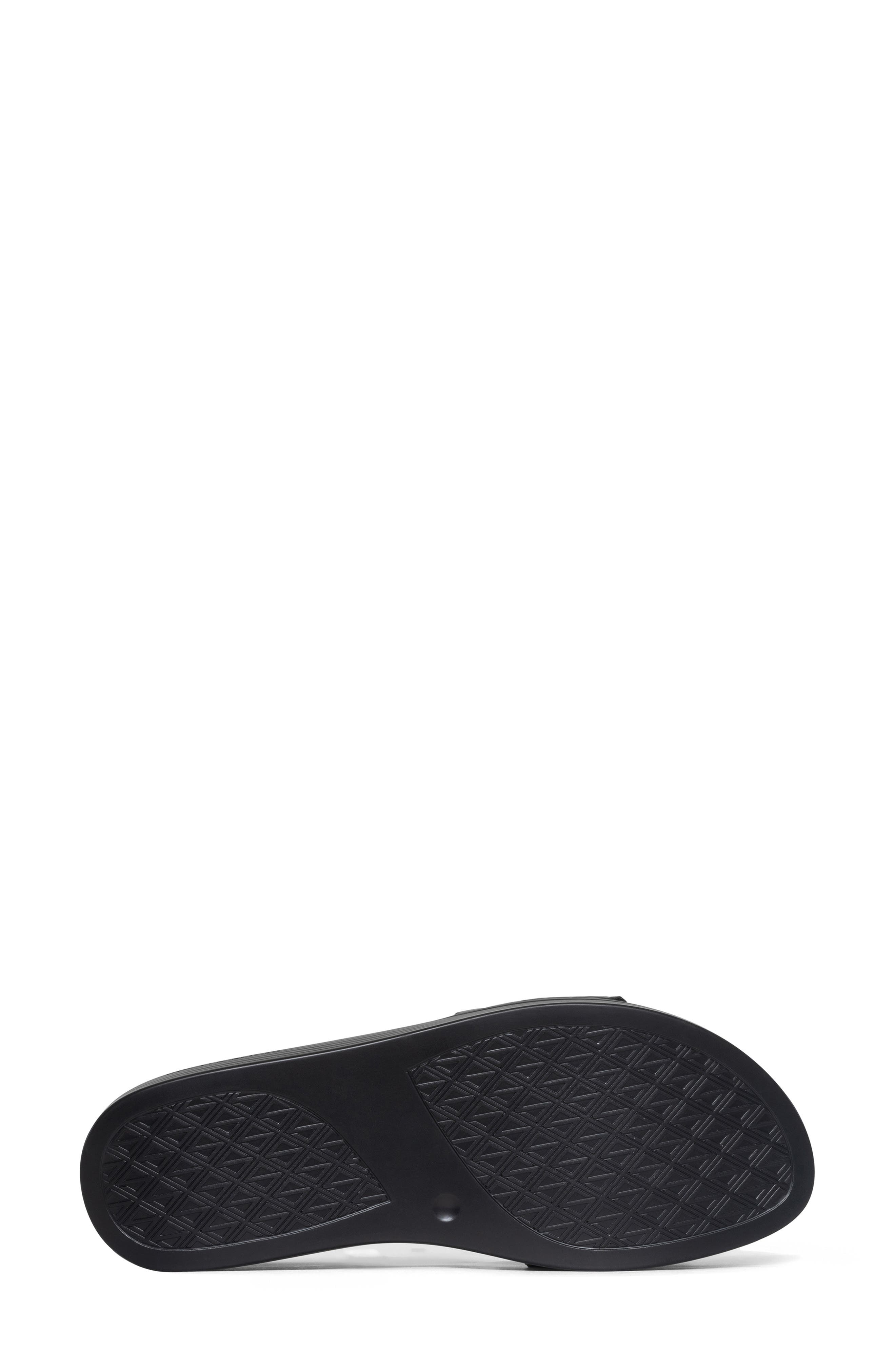 Donald Pliner Fiji Suede Slide Sandal, Alternate, color, Black/ Black