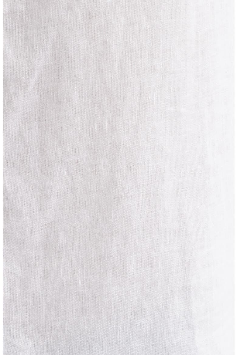 Laguna Linen Button-Up Shirt, Alternate, color, WHITE