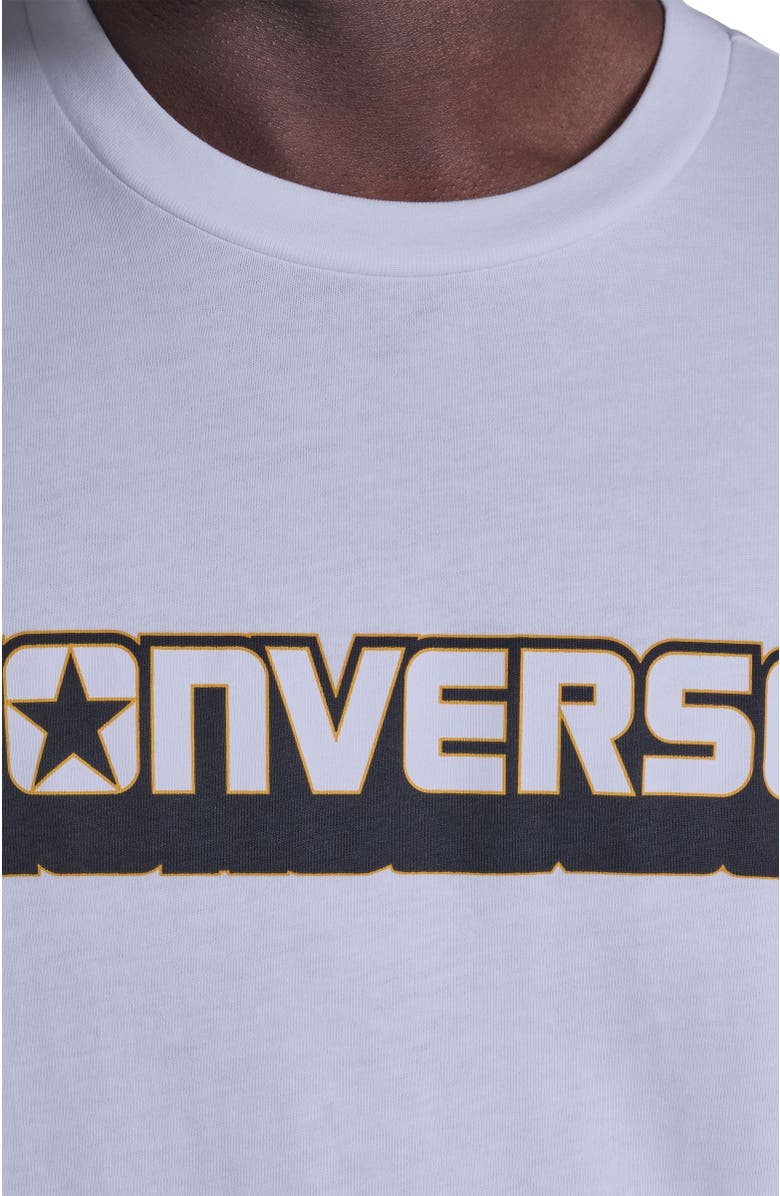 Converse Dimension Logo Tee, Alternate, color, White 10A