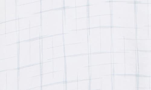 Original Penguin Windowpane Print Button-up Camp Shirt In White