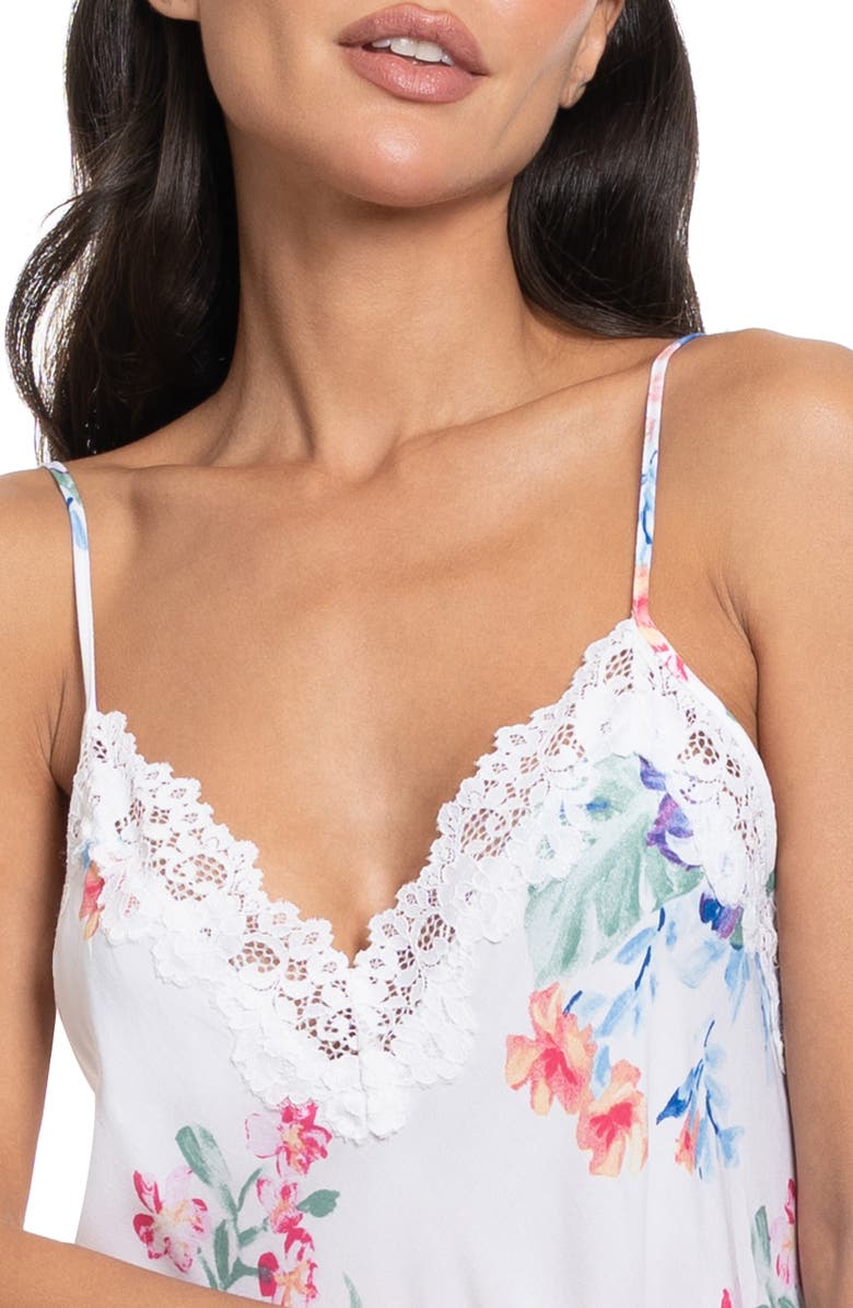 In Bloom by Jonquil Carter Lace Trim Chemise, Alternate, color, Ivory