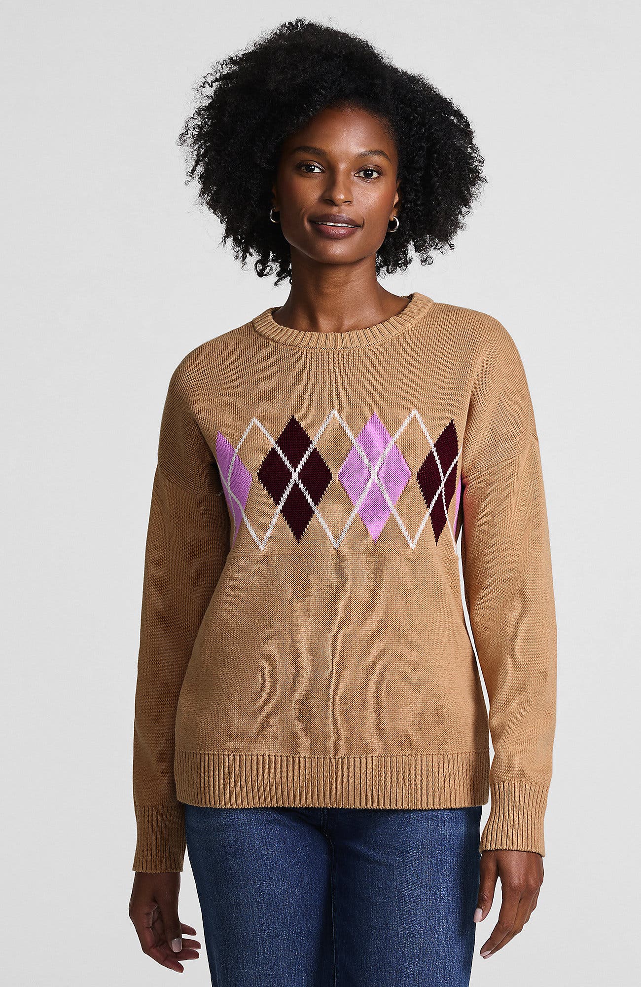 Light Camel Argyle