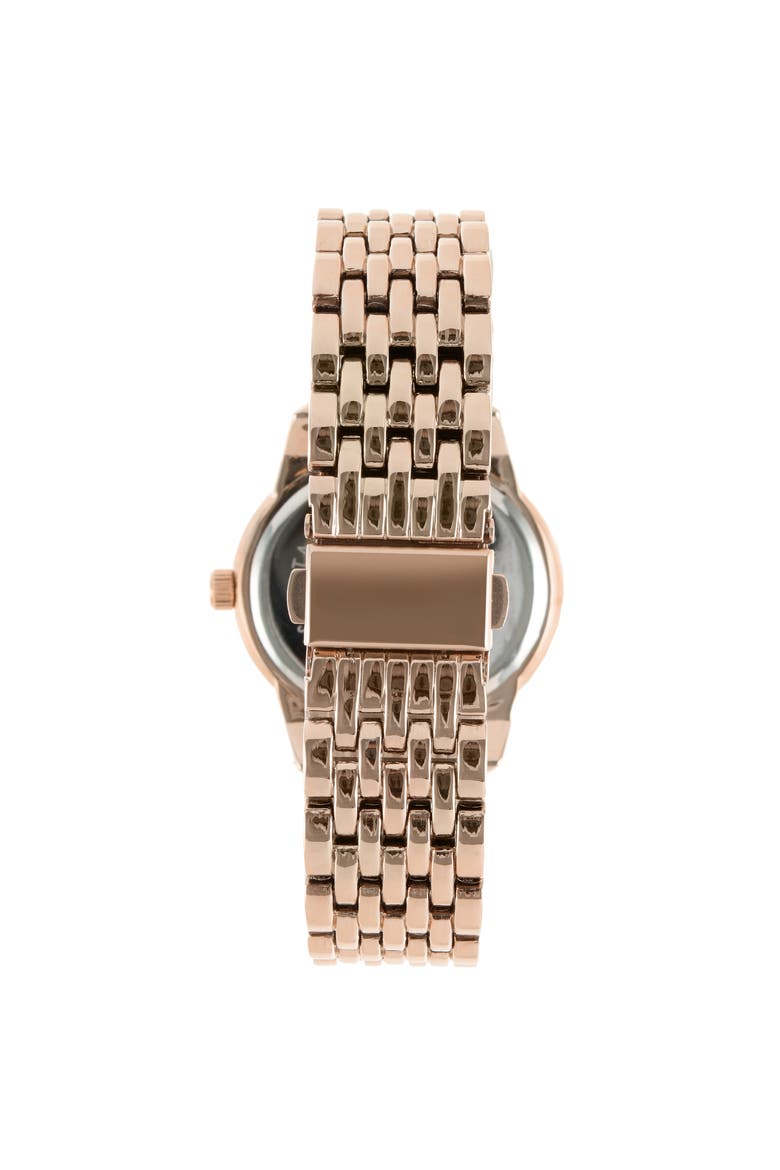 Multi Function Round Bracelet Watch- 40MM, Alternate, color, Rose Gold