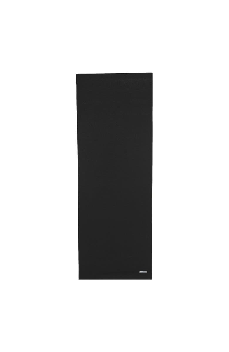 Power Systems Premium Yoga Mat, Thick Non Slip Lightweight Sticky Exercise Mat, Main, color, Black