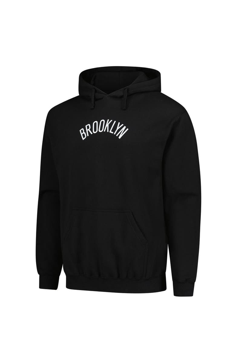Stadium Essentials Unisex Stadium Essentials Black Brooklyn Nets Origins Script Hooded Sweatshirt, Alternate, color, Black