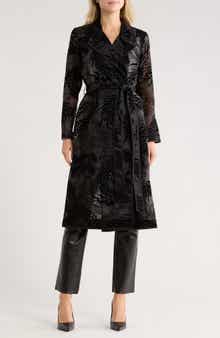 L'AGENCE Moda Organza Trench Coat