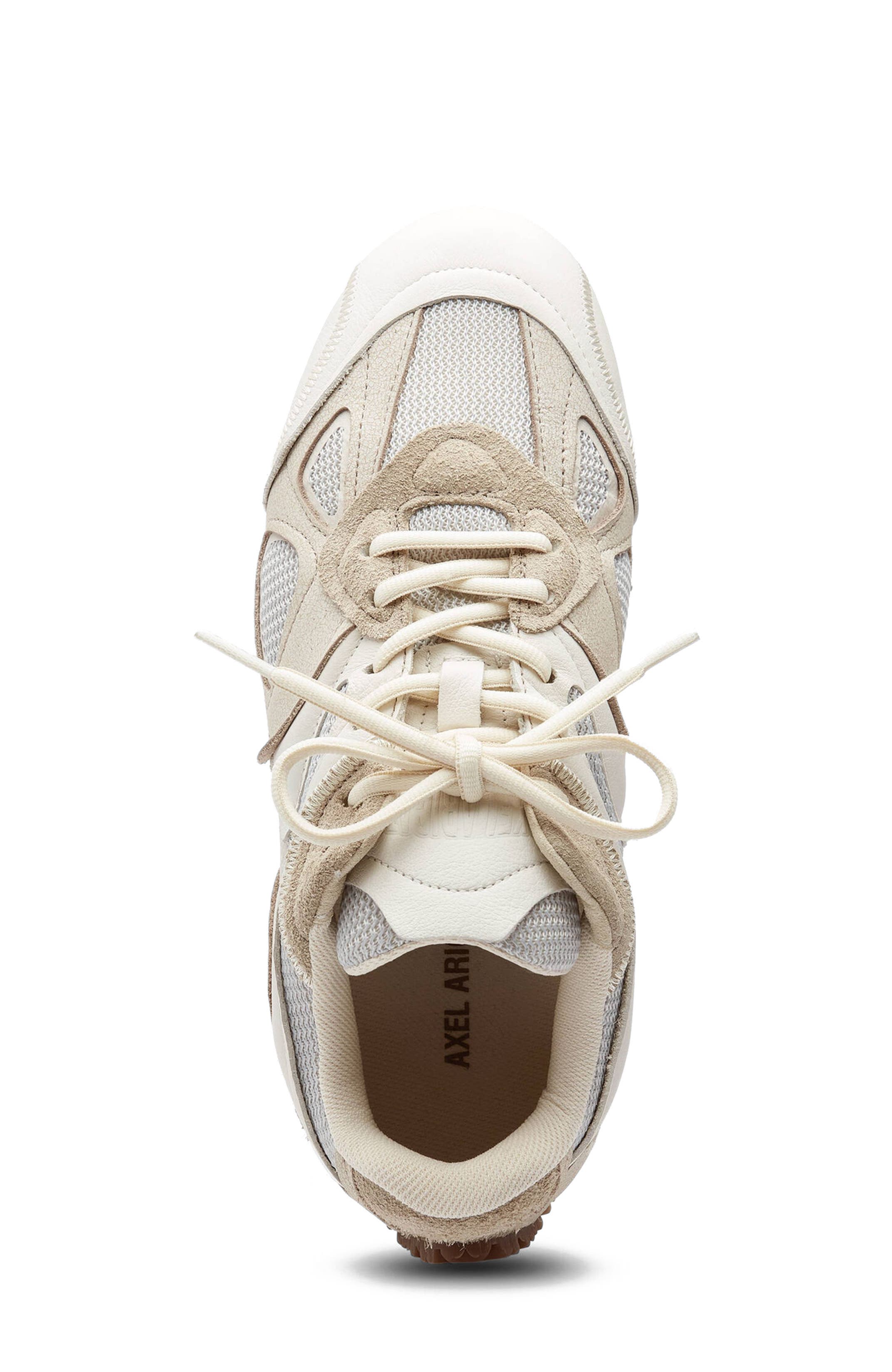 Axel Arigato Slow Leather Runner, Alternate, color, Off White/Gum