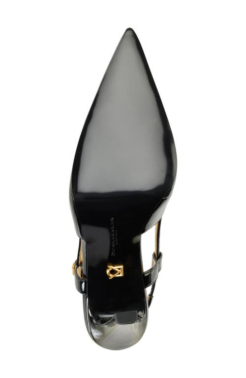 Donna Karan New York Donna Pointed Toe Slingback Pump In Black