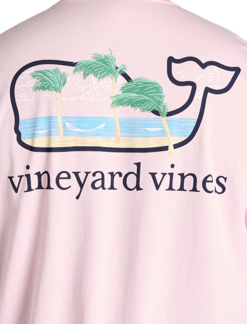 Vineyard Vines Vintage Whale Short Sleeve Pocket Tee In Flamingo