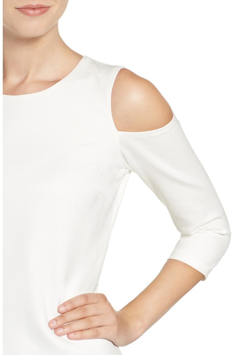 Cold Shoulder Top, Alternate, color, IVORY