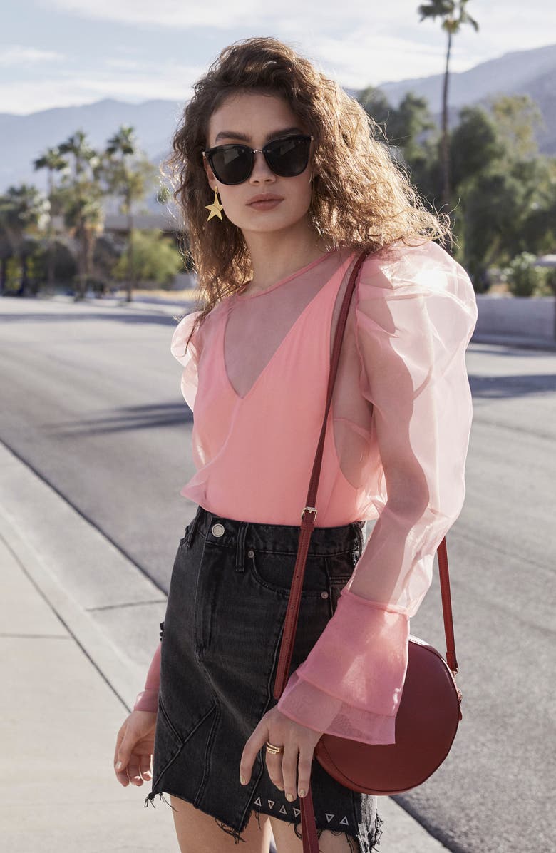 Le Specs Caliente 53mm Cat Eye Sunglasses, Alternate, color, 