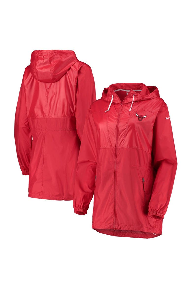 Women's Columbia Red Chicago Bulls Flashback Full-Zip Jacket, Main, color, Red