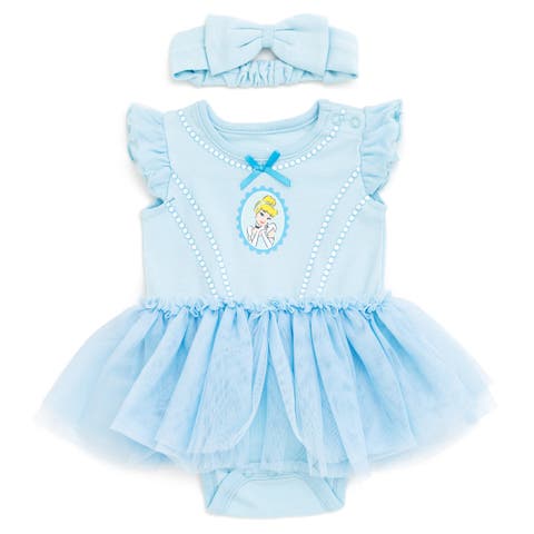 Princess Cosplay 2-Piece Tutu Bodysuit and Headband Set (Baby)