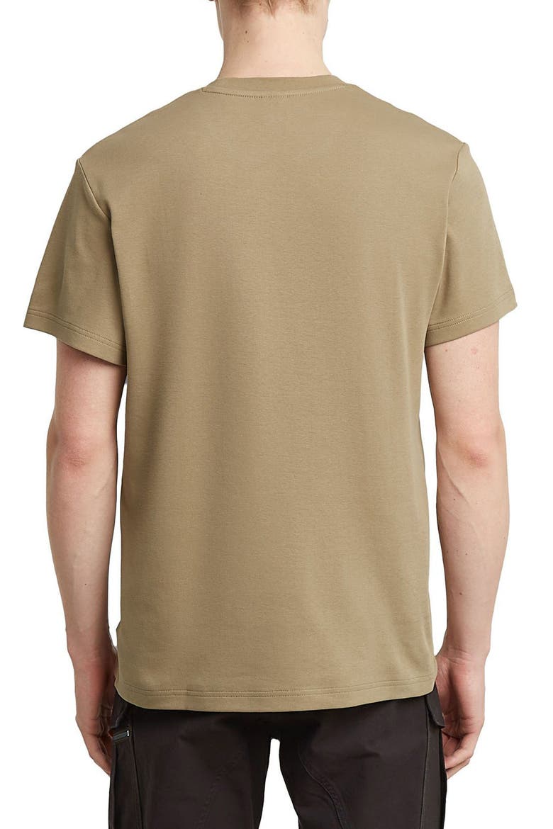 Script Organic Cotton Graphic T-Shirt, Alternate, color, SAFARI