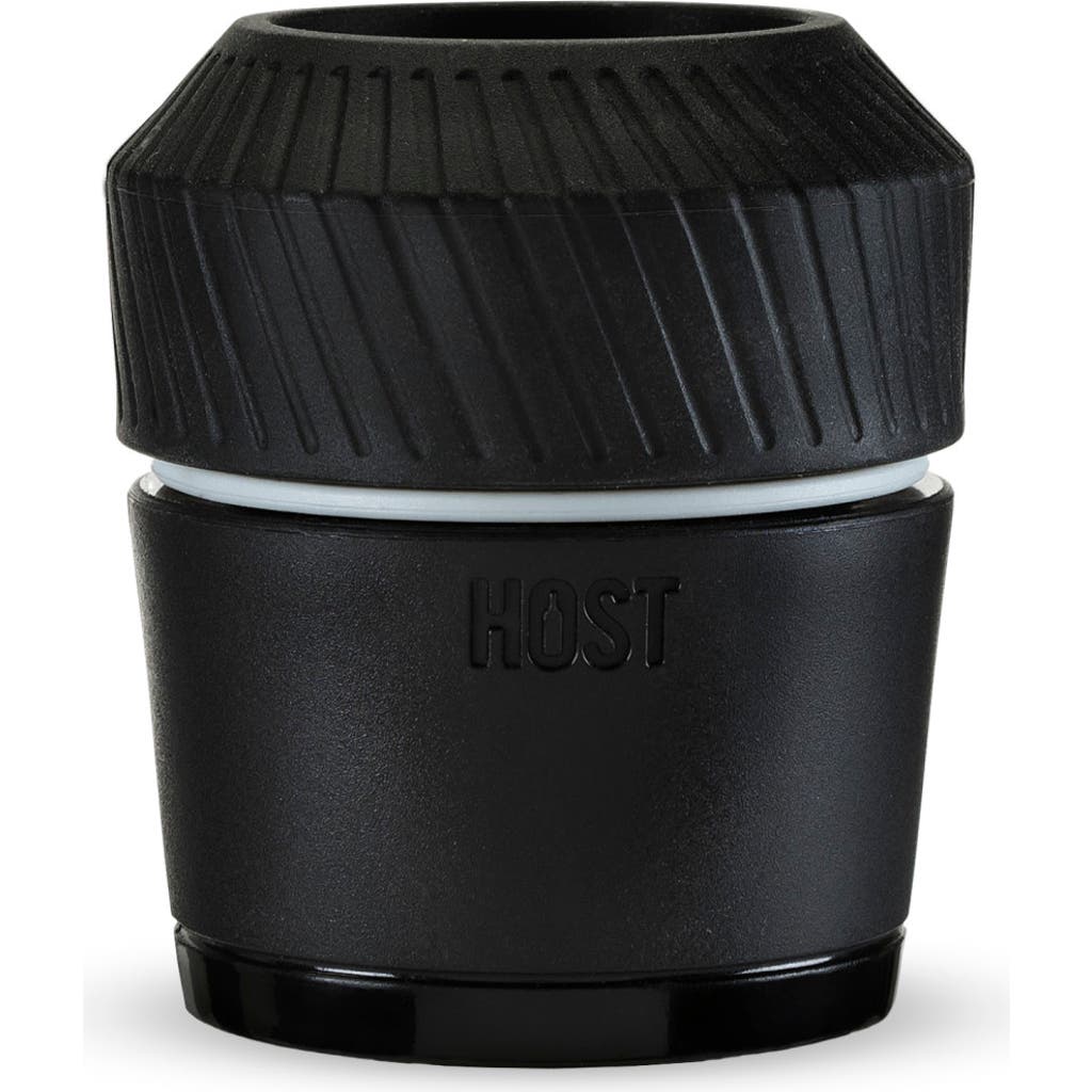 Host Champagne Stopper With Seal Indicator In Black