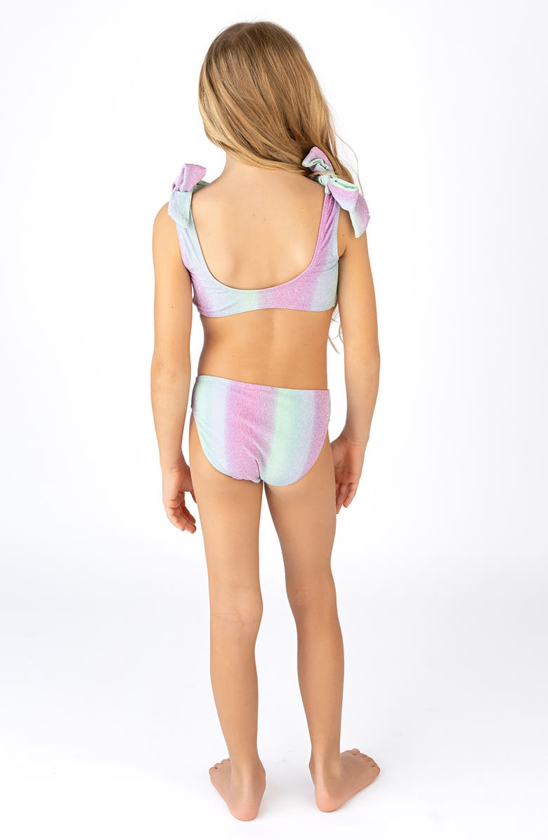 Shade Critters Kids' Ocean Ombré Shimmer Two-Piece UPF 50+ Swimsuit, Alternate, color,