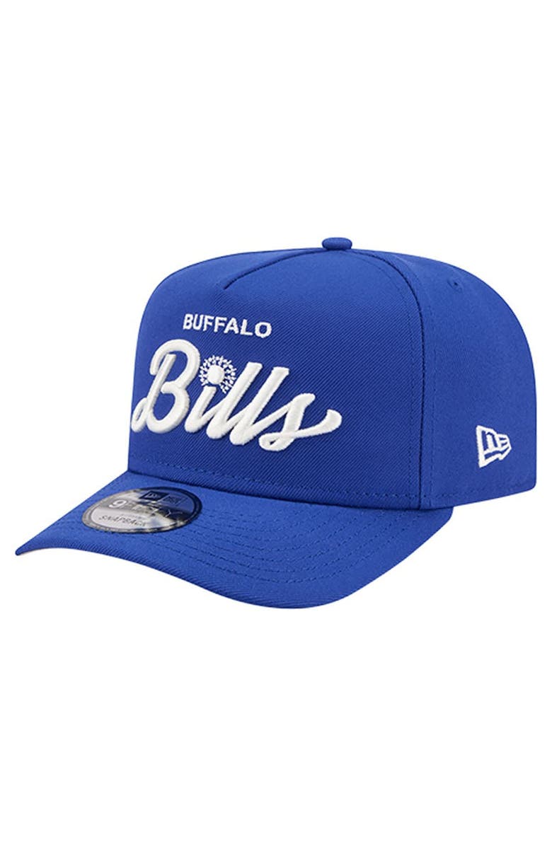 New Era Men's New Era Royal Buffalo Bills Local Play A-Frame 9FIFTY Snapback Hat, Alternate, color, Royal