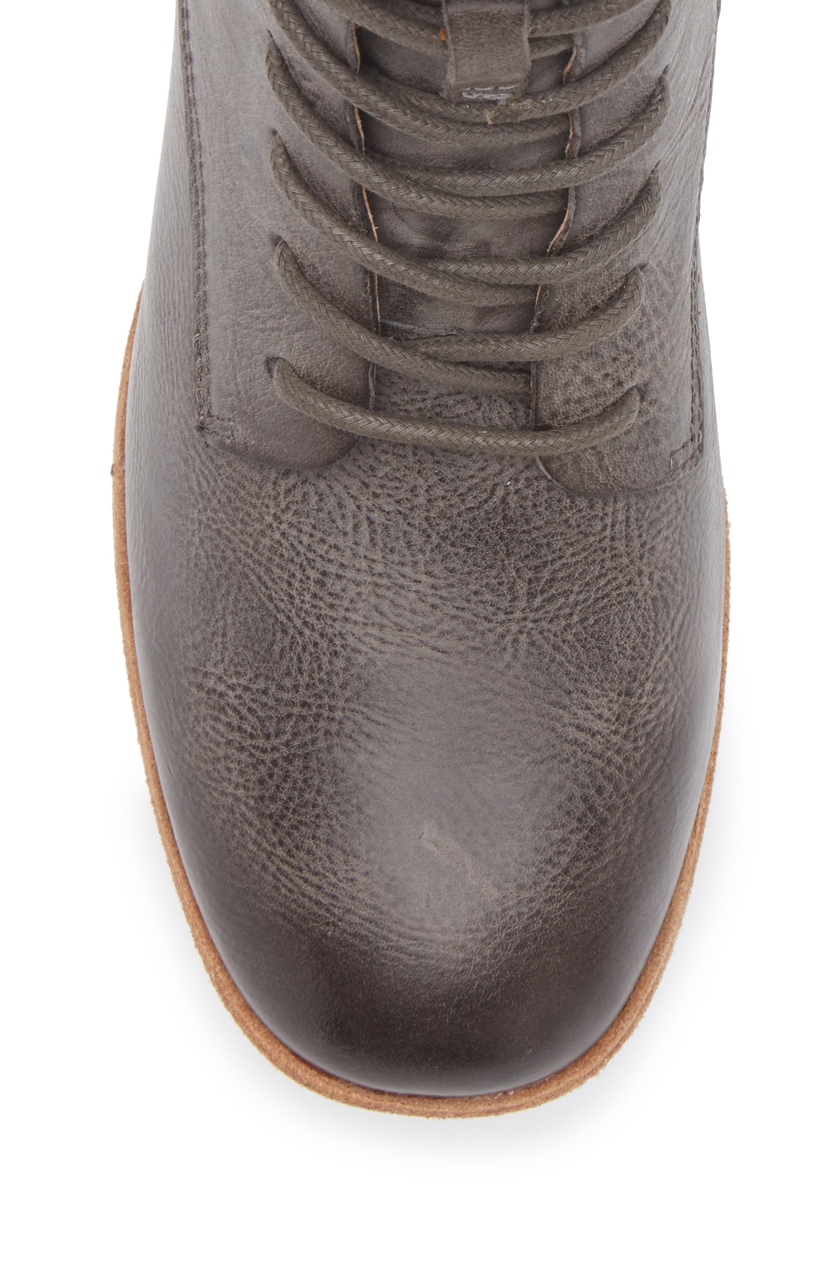 Kork-Ease<sup>®</sup> Raleigh Lace-Up Boot, Alternate, color, Dark Grey Leather