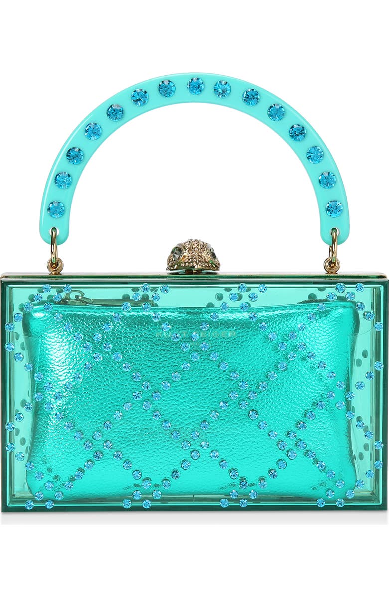 Kurt Geiger London Embellished Box Clutch, Main, color,