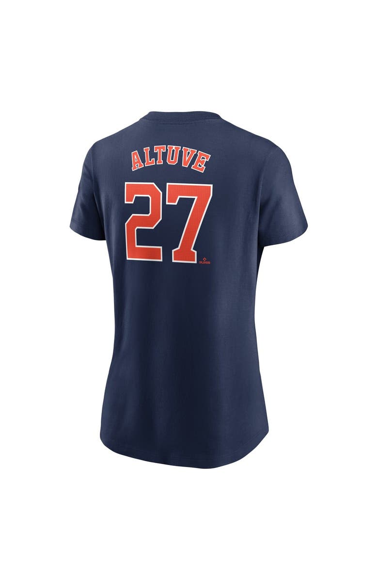 Nike Women's Nike Jose Altuve Navy Houston Astros Fuse Name & Number T-Shirt, Alternate, color, Navy