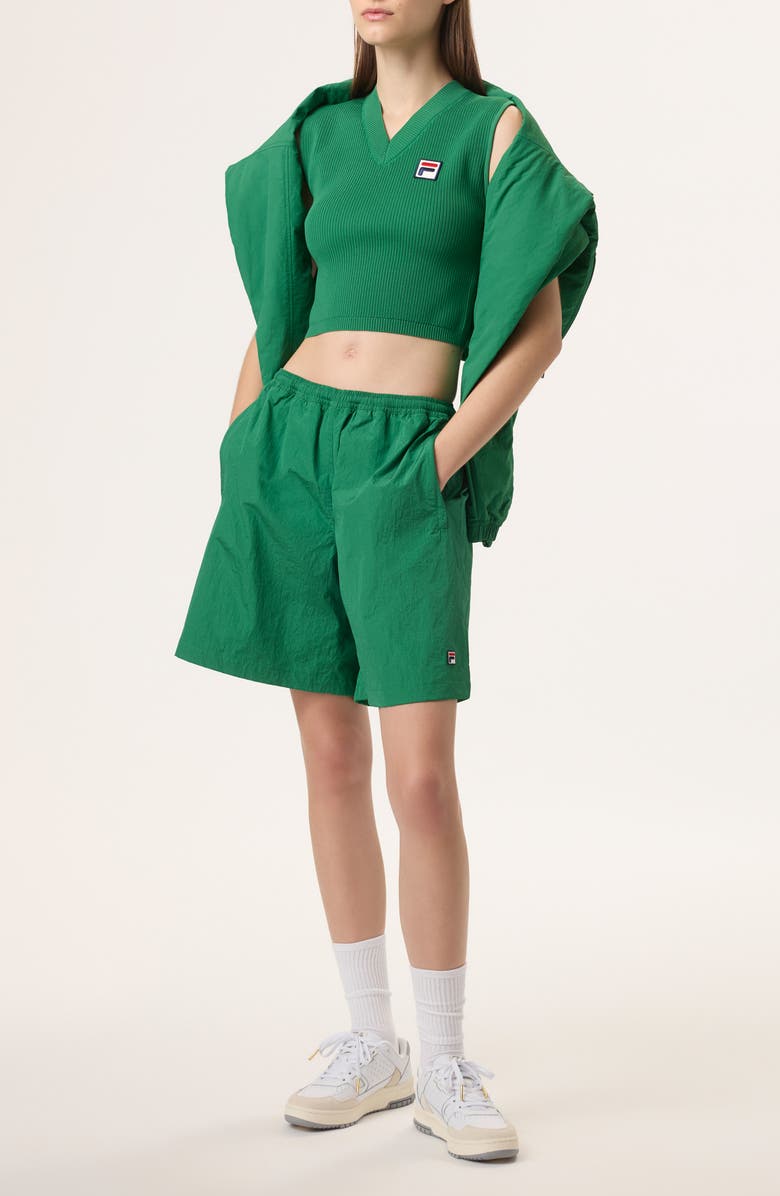 FILA x Hailey Knit Baby Tank, Alternate, color, Fila Green