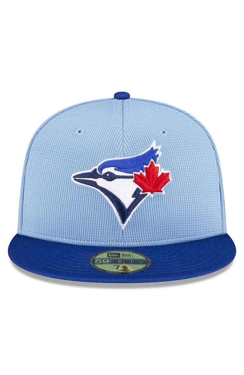 New Era Men's New Era  Light Blue Toronto Blue Jays 2024 Batting Practice 59FIFTY Fitted Hat, Alternate, color, 