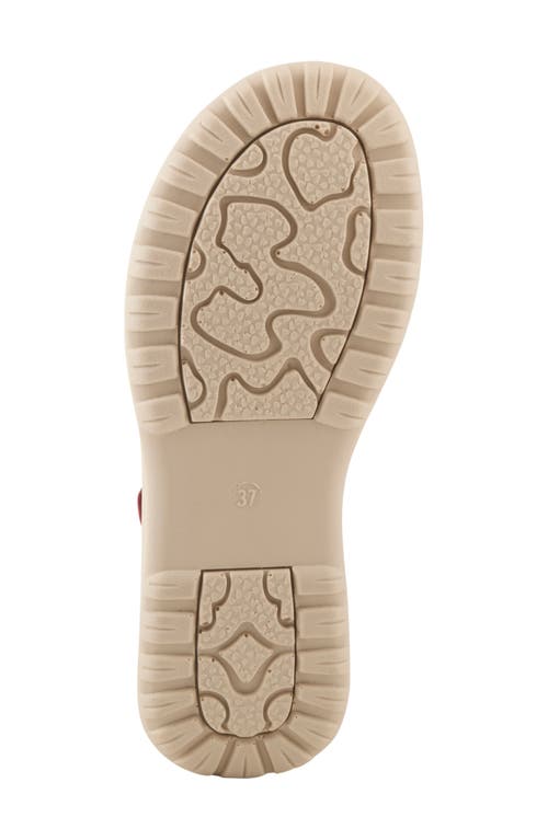 Flexus By Spring Step Otero Sandal In Red