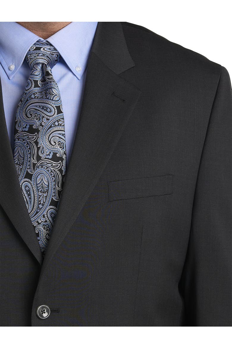 Big & Tall Jacket-Relaxer Suit Jacket, Alternate, color, CHARCOAL