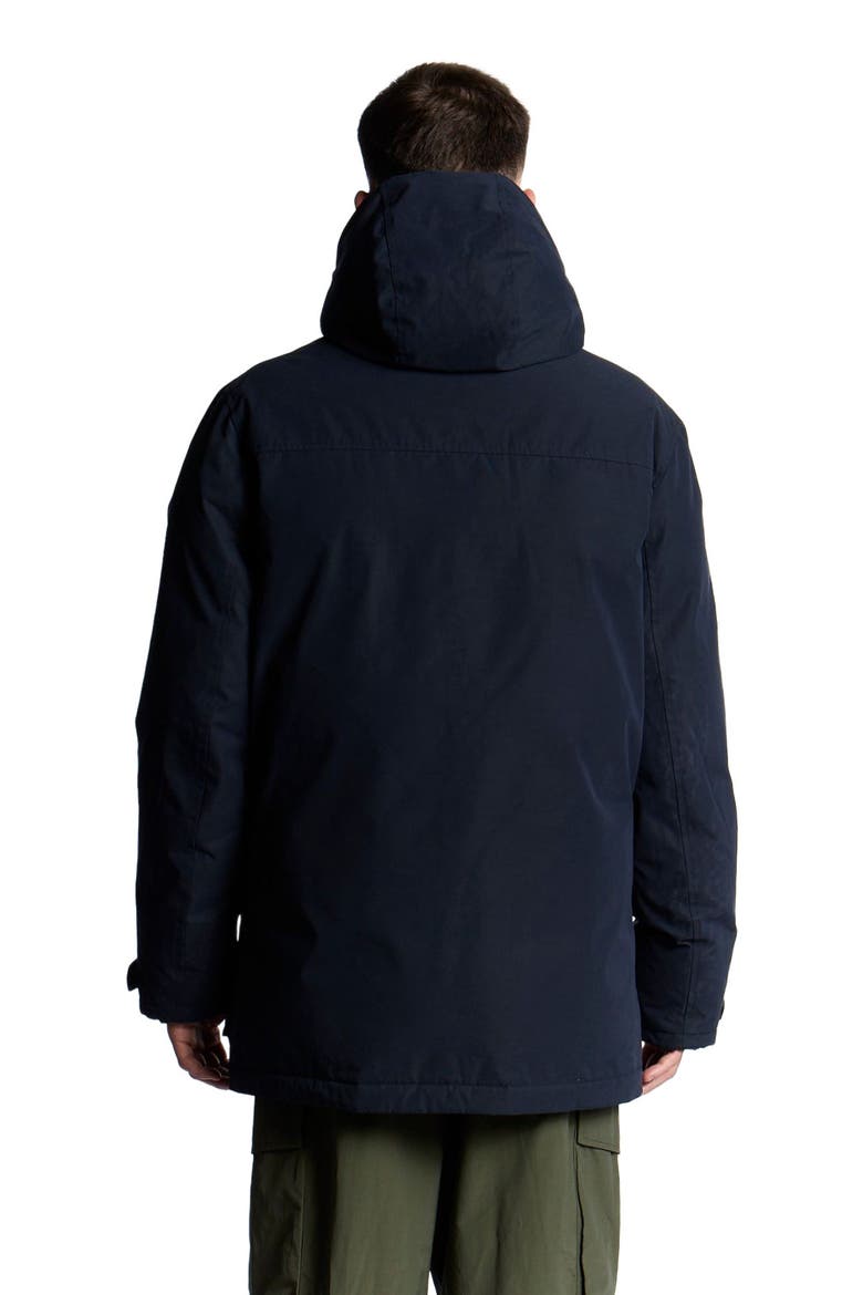Long Sleeve Hooded Membrane Parka, Alternate, color, Dark Navy