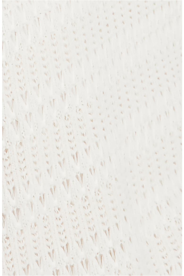 Sistine Cold Shoulder Hacci Knit Top, Alternate, color, PEARL