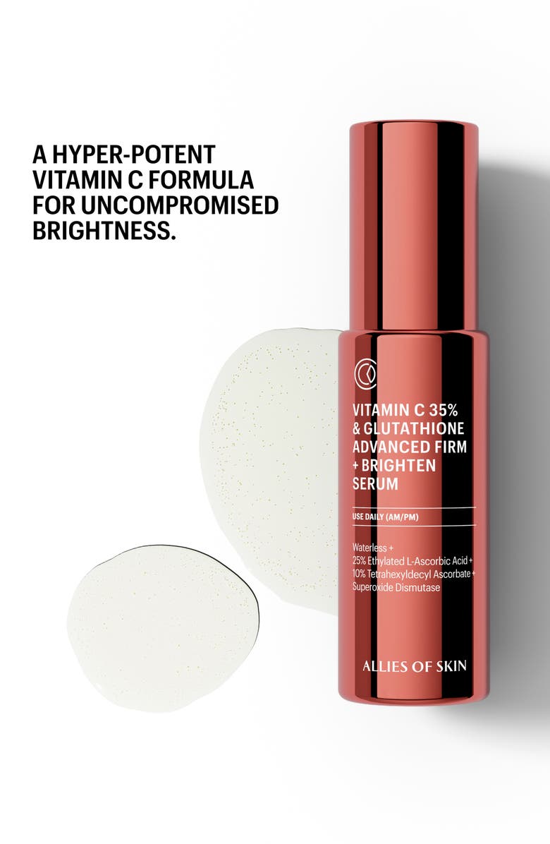 ALLIES OF SKIN Vitamin C 35% & Glutathione Advanced Firm & Brighten Serum, Alternate, color, 