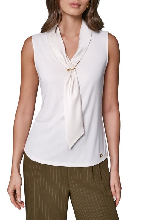 Necktie Sleeveless Top