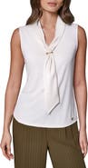 Donna Karan New York Necktie Sleeveless Top