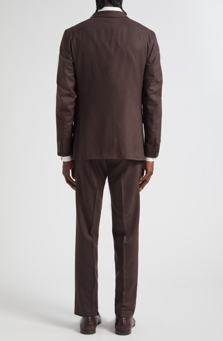 Boglioli B-Line Virgin Wool Suit, Alternate, color, Brown