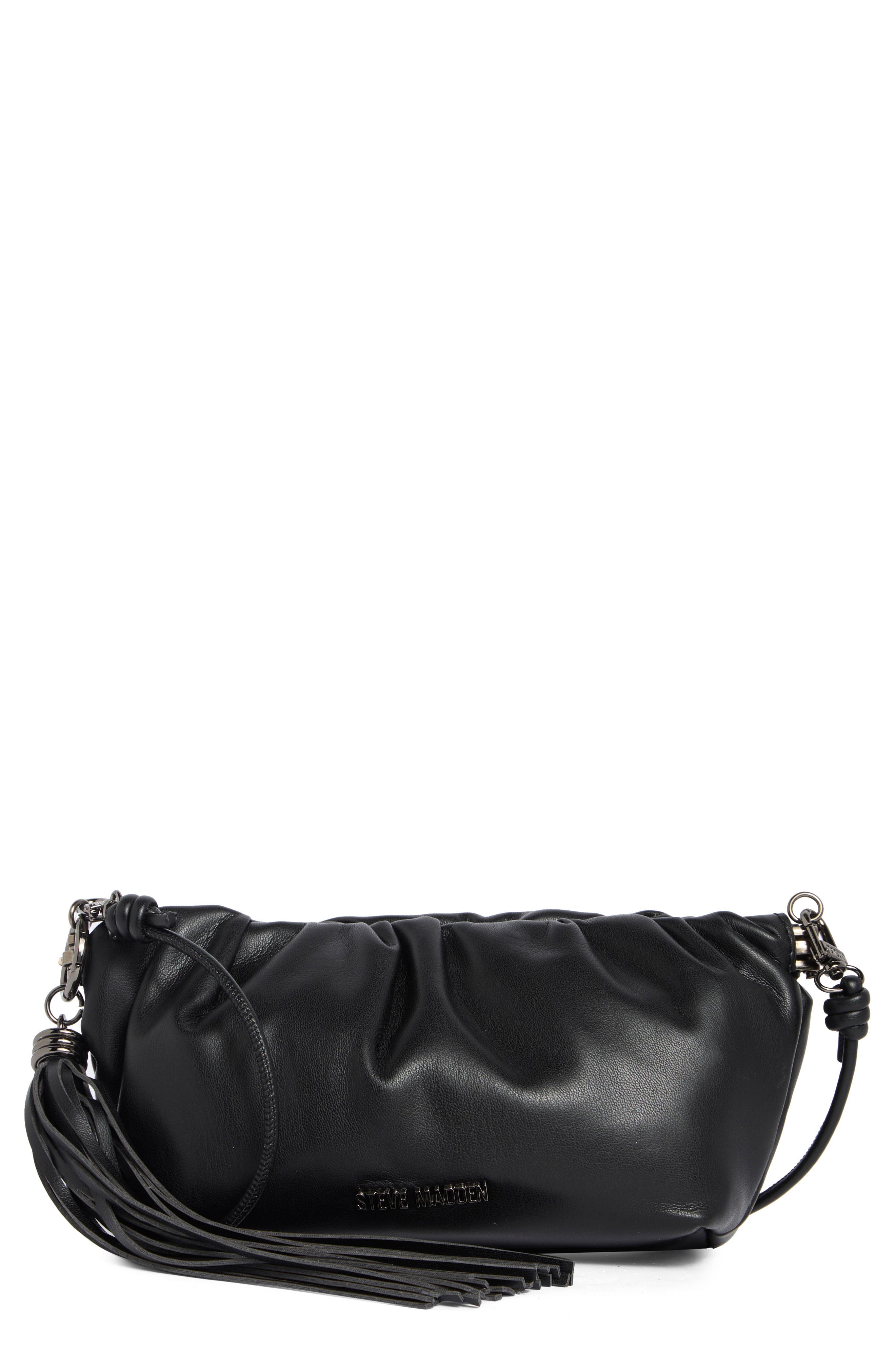 Steve Madden Rue Crossbody Bag, Main, color, Black
