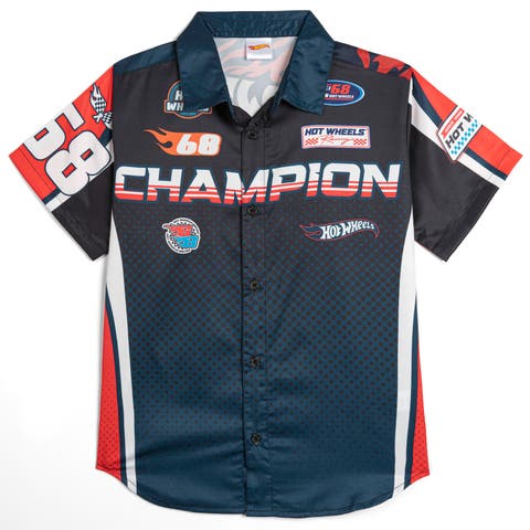 Boys' Racing Button Down Shirt