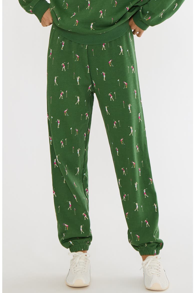 Nash Print Cotton Joggers, Main, color, UNDER PAR