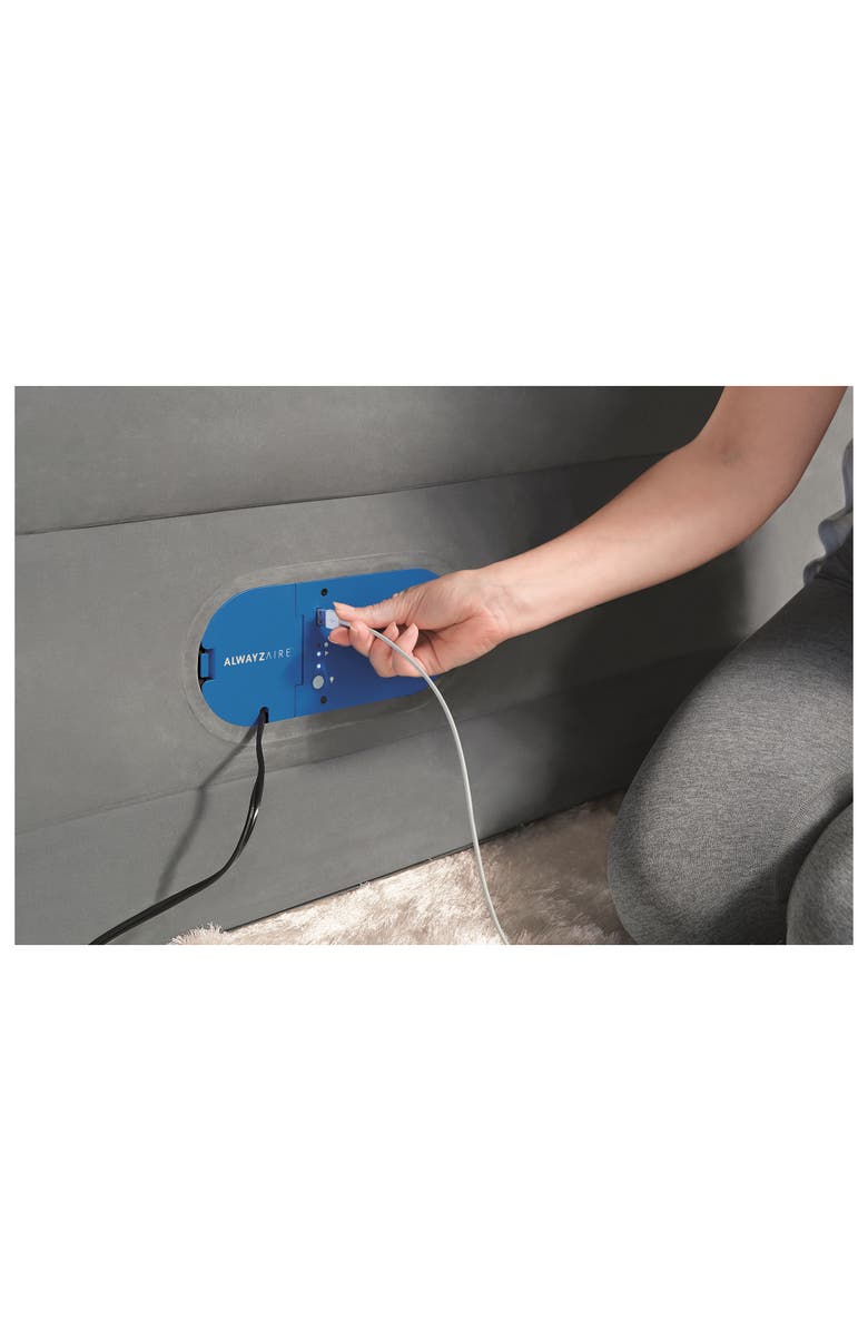Bestway Alwayzaire Airbed 18 Inch With Builtin Ac Pump, Queen, Alternate, color, 