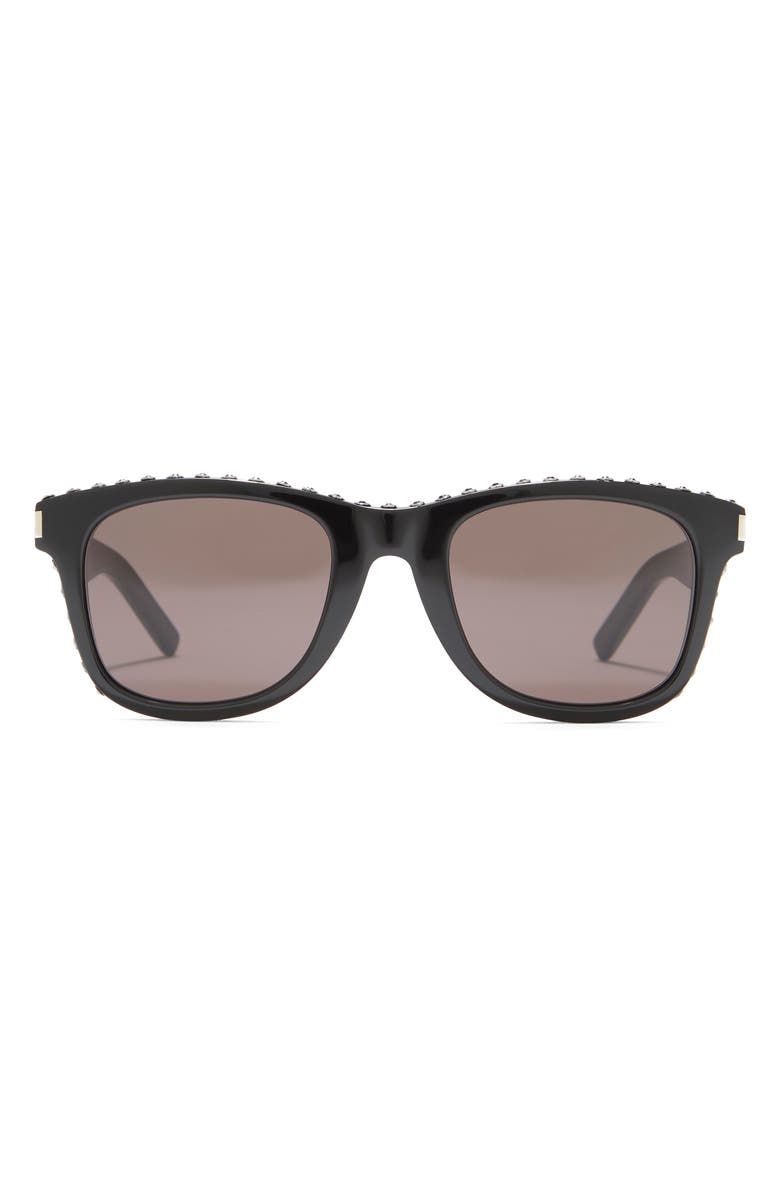 Saint Laurent 50mm Square Sunglasses, Main, color, 
