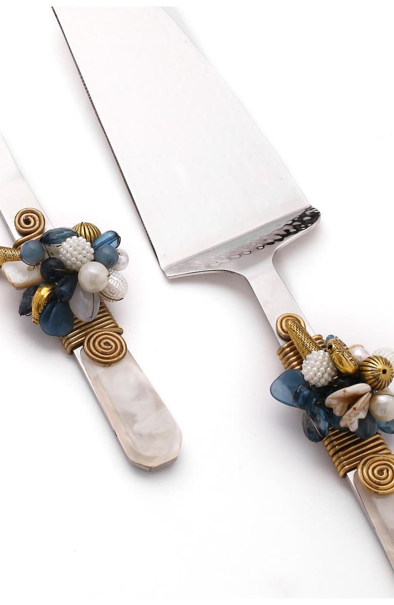 Tiramisu Ivory Cake Server 2-Piece Set, Alternate, color, 