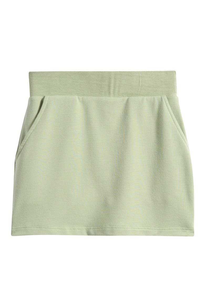 Kids' French Terry Skirt, Main, color, PISTACHIO